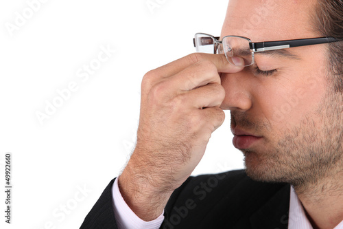 Photo: Stressed out businessman Stressed out businessman