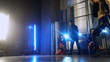 Video: Backstage of video shooting. Fast motion effect. Backstage of video shooting. Fast motion effect.