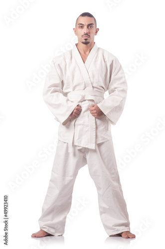 Photo: Karate martial arts fighter Karate martial arts fighter