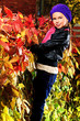 near the leaves