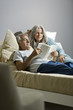 Mature couple in bed