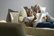 Mature couple in bed