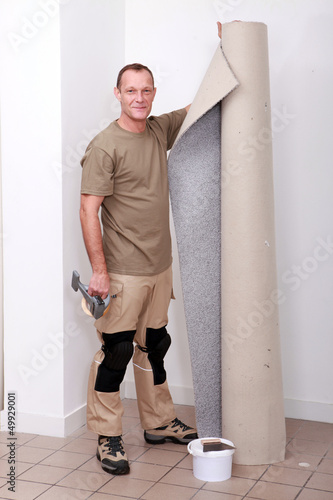Photo: Carpet fitter Carpet fitter