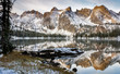 Lake Reflection Of Mountains A...