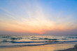sunrise at sea