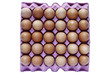 Eggs in tray