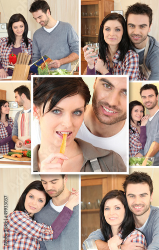 Photo: Couple mosaic Couple mosaic