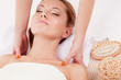 Photo: woman receiving shoulders massage woman receiving shoulders massage