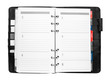 Black date organizer