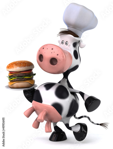 Illustration: Fun cow Fun cow