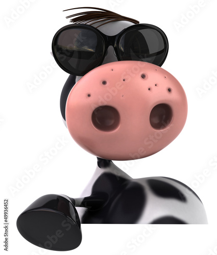 Illustration: Fun cow Fun cow