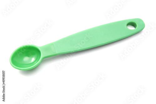 Photo: Green measuring spoon Green measuring spoon