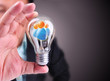 Photo: Business man showing idea of business people Business man showing idea of business people