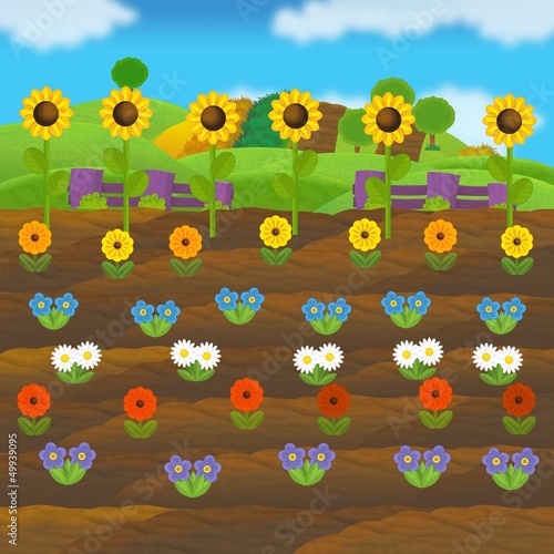 Illustration: On the farm - the happy illustration On the farm - the happy illustration