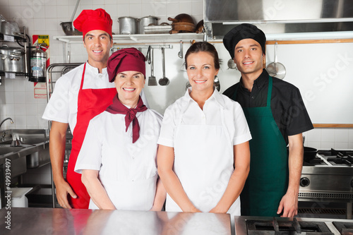 Photo: Happy Chefs In Kitchen Happy Chefs In Kitchen