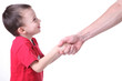 Foto: Begrüssung mit Handschlag 2 Begrüssung mit Handschlag 2