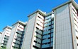 apartment buildings with terraces