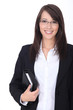 Businesswoman with agenda