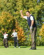 erfolgreicher Golfspieler