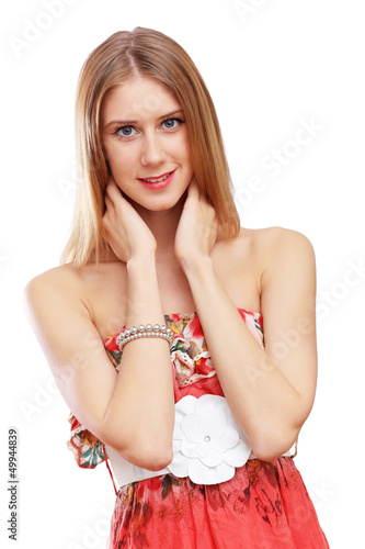 Photo: Woman in red dress Woman in red dress