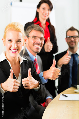 Photo: Business - businesspeople have team meeting Business - businesspeople have team meeting