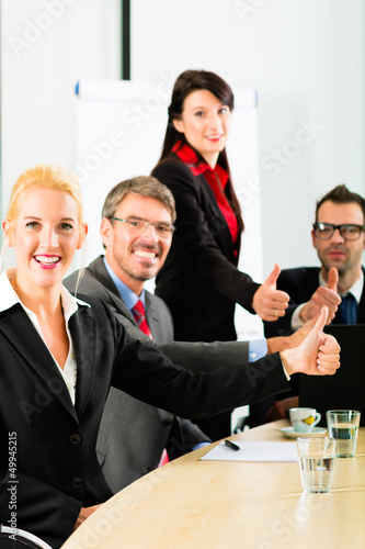Photo: Business - businesspeople have team meeting Business - businesspeople have team meeting