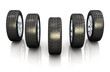 Set of car wheels