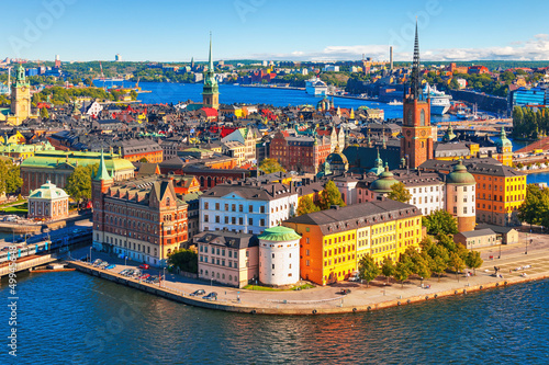 Photo: Aerial panorama of Stockholm, Sweden Aerial panorama of Stockholm, Sweden