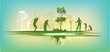 green blot golf club Silhouettes