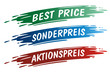 Vektor: Wischer Sonderpreis Wischer Sonderpreis