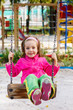 child on a swing