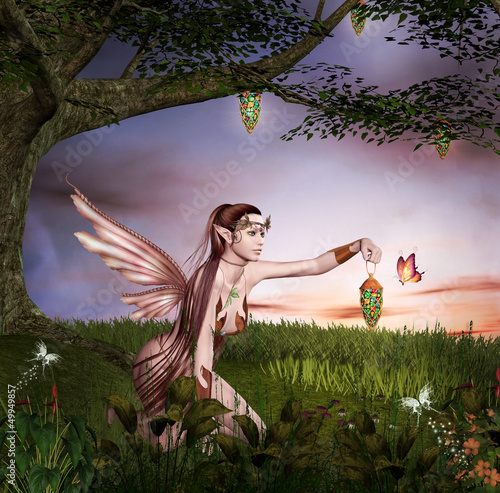 Illustration: Spring elf Spring elf