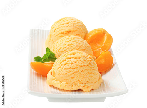 Photo: Apricot ice cream Apricot ice cream