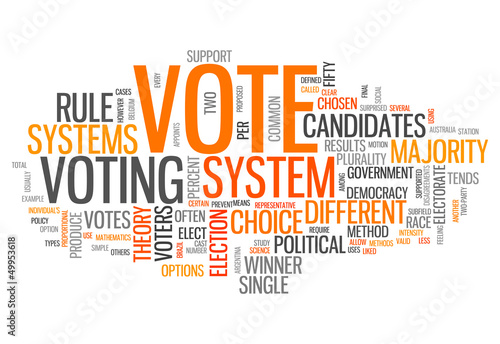 Illustration: Word Cloud "Vote" Word Cloud "Vote"