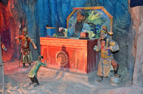 Photo: Ten Courts of hell in the Haw Par Villa Gardens in Singapore Ten Courts of hell in the Haw Par Villa Gardens in Singapore