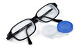 Photo: Contact lenses and glasses Contact lenses and glasses