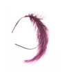 Photo: Purple feather diadem Purple feather diadem