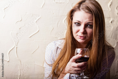 Photo: Woman in depression Woman in depression