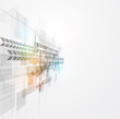 abstract circuit cyber high technology business background