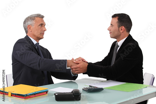 Photo: A business handshake A business handshake