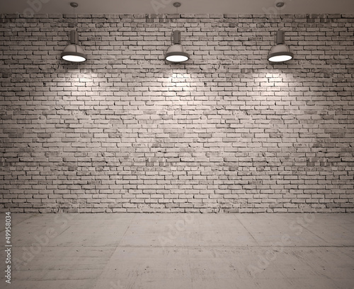 Illustration: banner on wall banner on wall