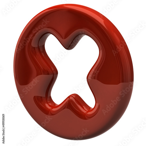 Illustration: Red cross mark icon Red cross mark icon