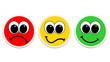 Smiles - red, yellow and green