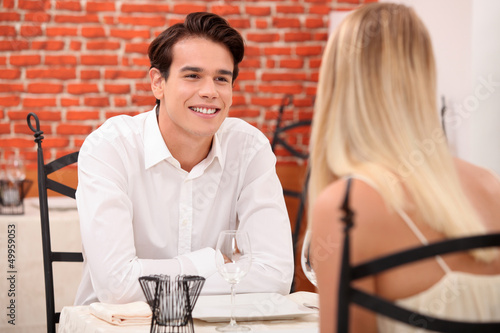 Photo: Couple enjoying romantic date Couple enjoying romantic date