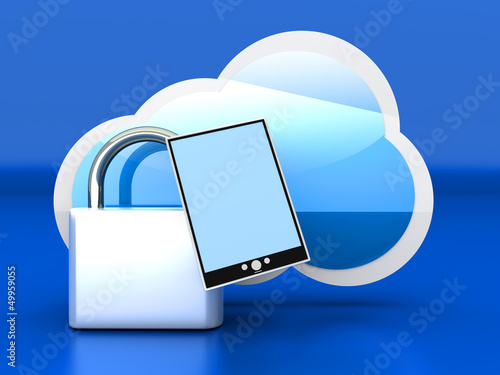 Illustration: Sichere Cloud Sichere Cloud