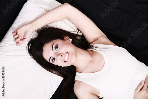 Photo: Auf dem Bett Auf dem Bett