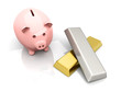 Sparschwein und Edelmetalle