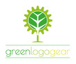 Green logo gear