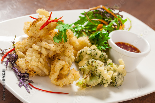 Photo: Deep fried squid Deep fried squid