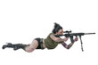 Photo: Woman with Assault Rifle Woman with Assault Rifle